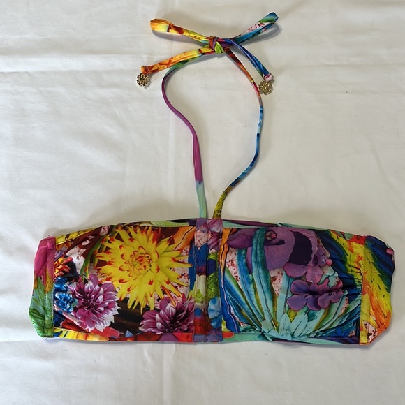 Roberto Cavalli Beachwear Bikini Fascia Bandeau Size S NWT - Picture 2 of 11